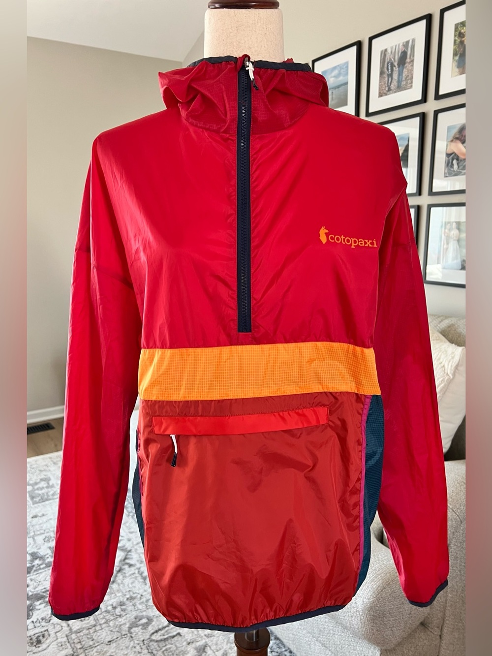 Cotopaxi Teca Half Zip Packable Hooded Windbreaker Jacket - Men's S Small